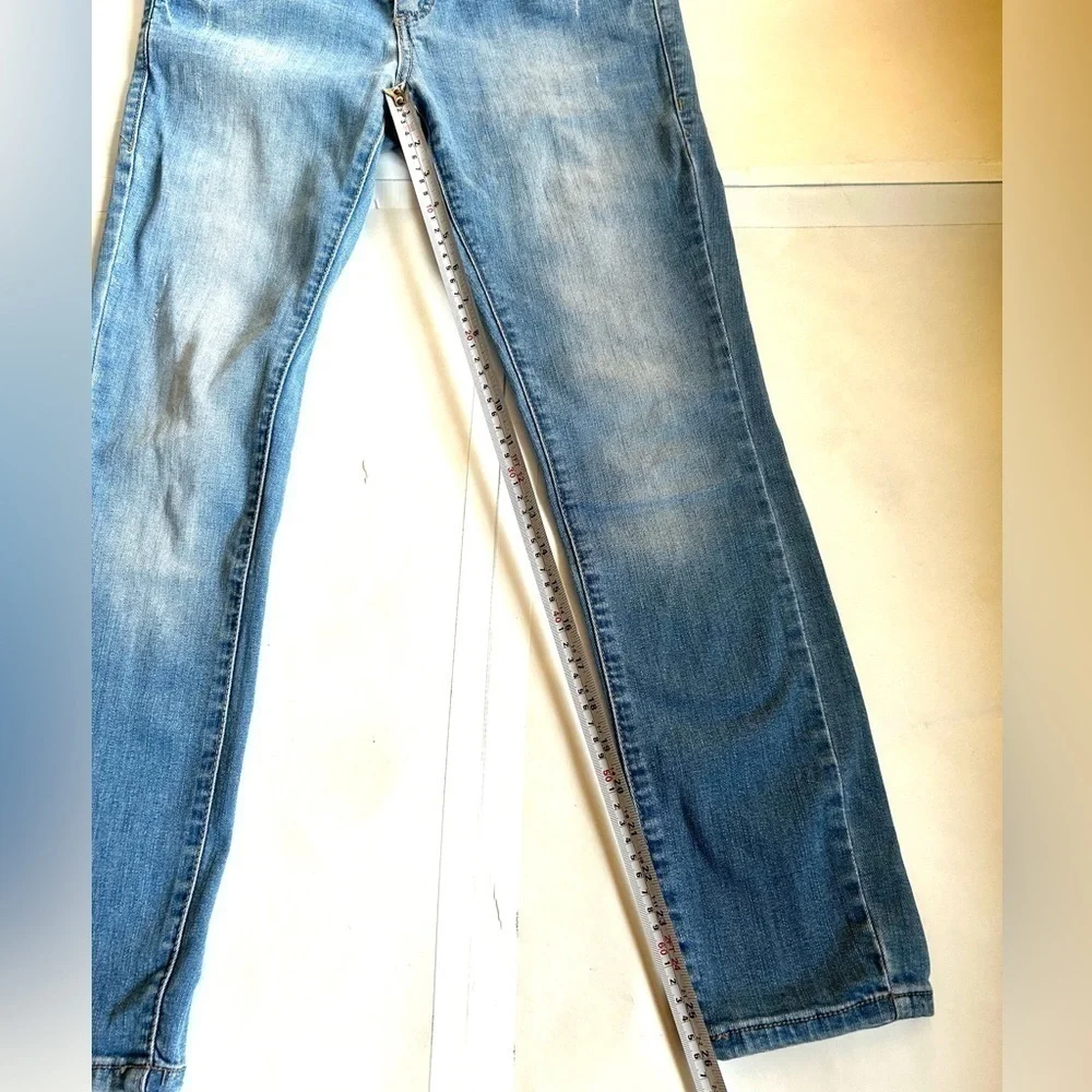 Free people blue jeans size 28 denim pants classic strechy comfy